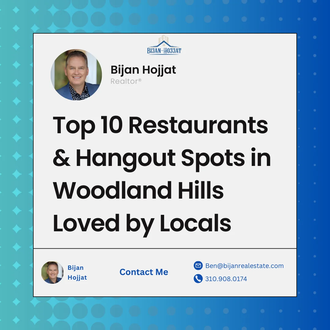 Top 10 Restaurants & Hangout Spots in Woodland Hills Loved by Locals