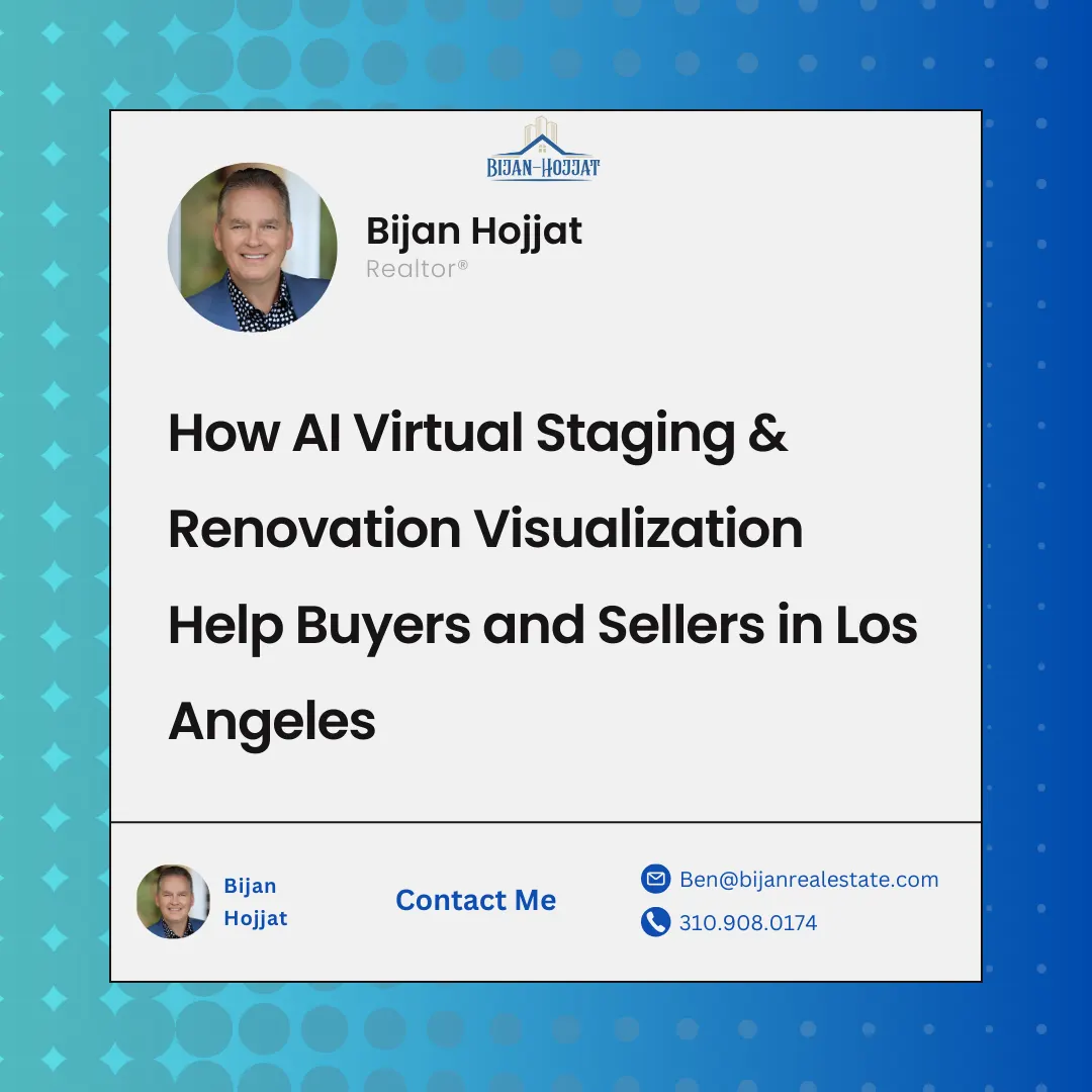 How AI Virtual Staging & Renovation Visualization Help Buyers and Sellers in Los Angeles