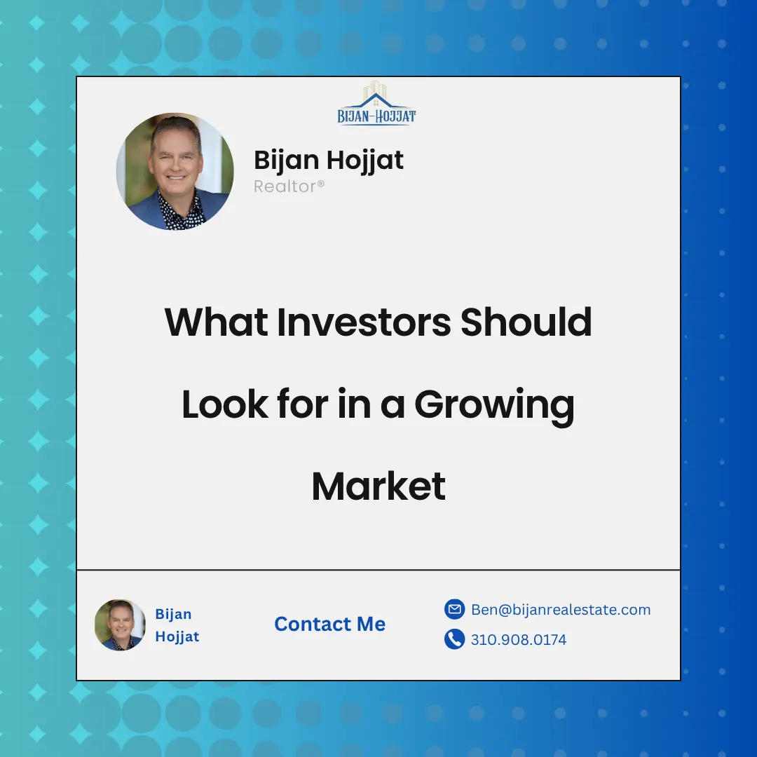 What Investors Should Look for in a Growing Market